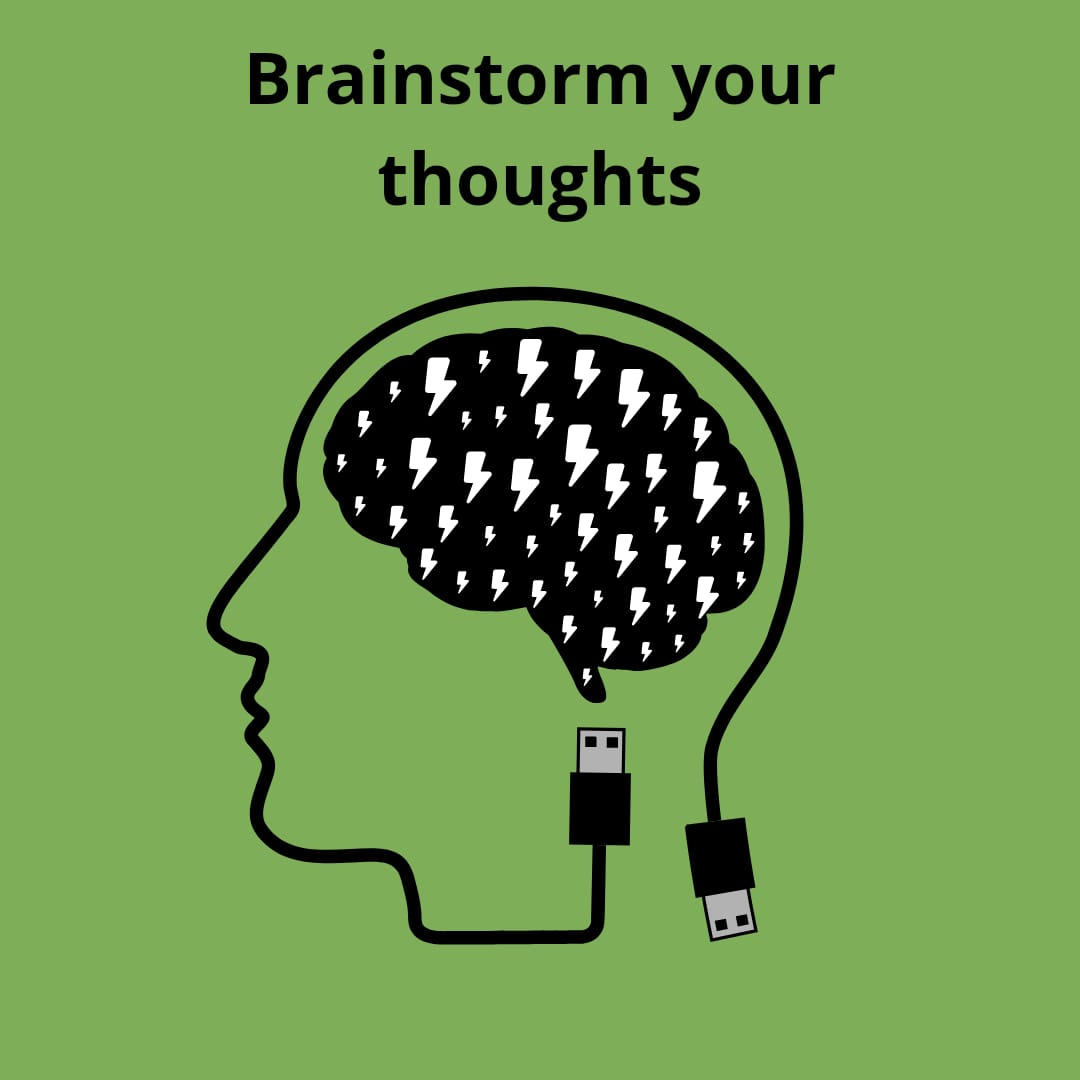 Brainstorm your thoughts